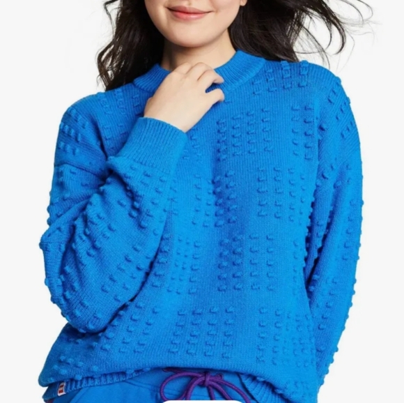 Target Lego blue knit long sleeve sweater new with tags Size XS (M) Cotton Blend - Picture 2 of 9